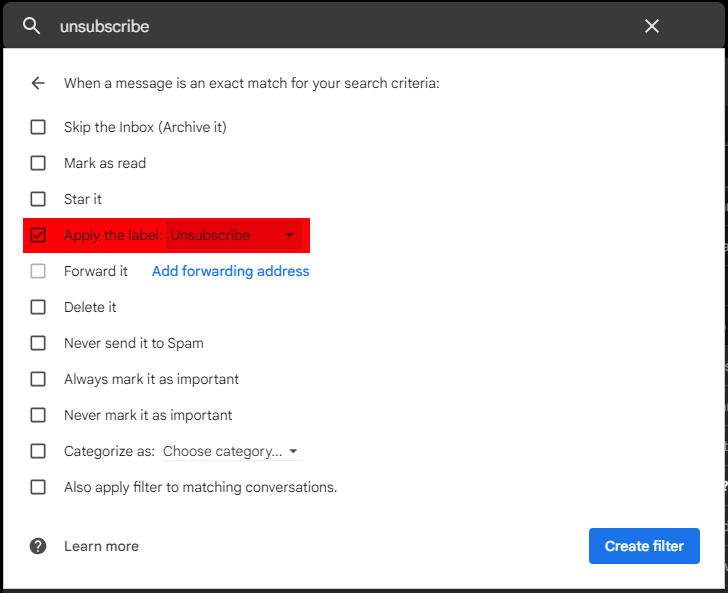 search filter 2